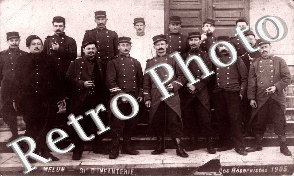 31 eme d'infanterie Les reservistes 1905