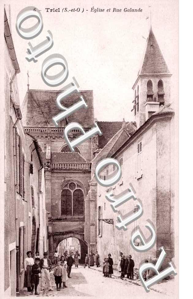 eglise et rue Galande