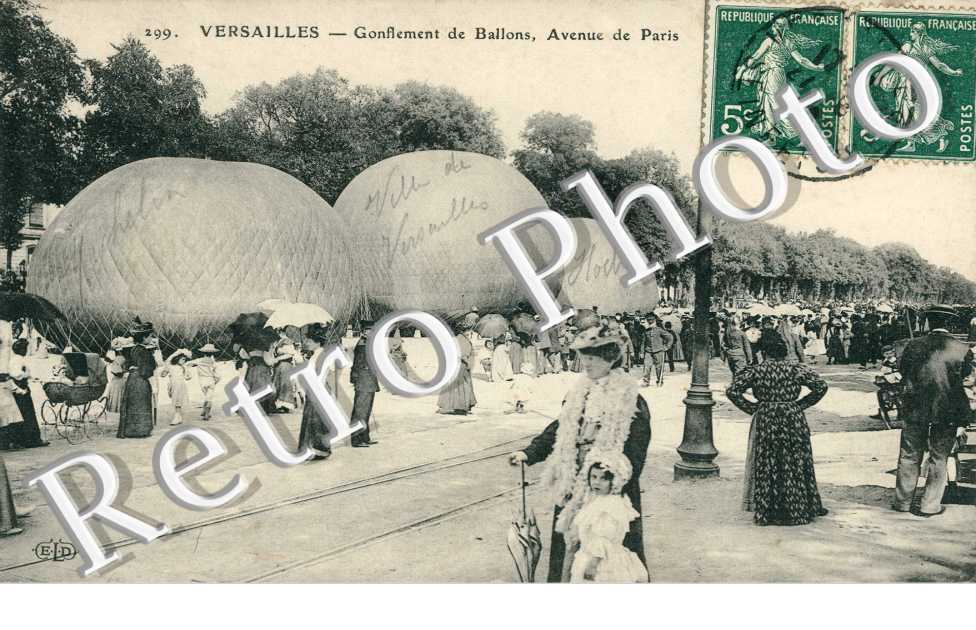 Gonflement de ballons, Avenue de Paris