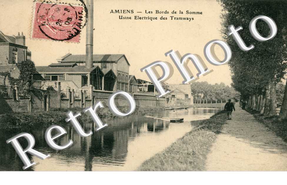les bords de la Somme Usine electrique des tramways