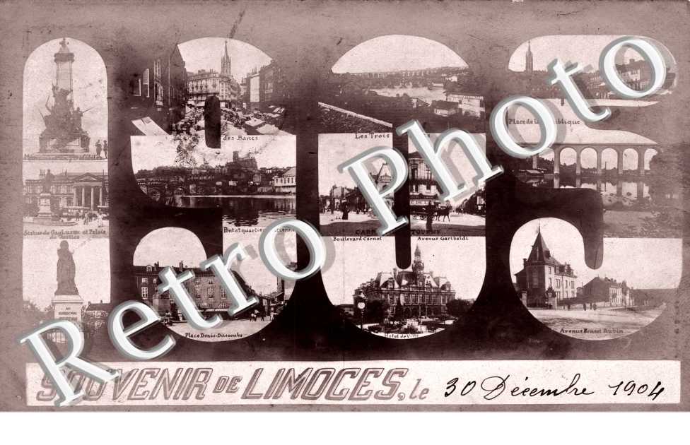 Souvenir de Limoges le 30 dembre 1904
