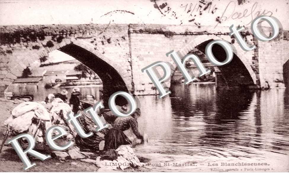 pont Saint-Martial Les blanchisseuses