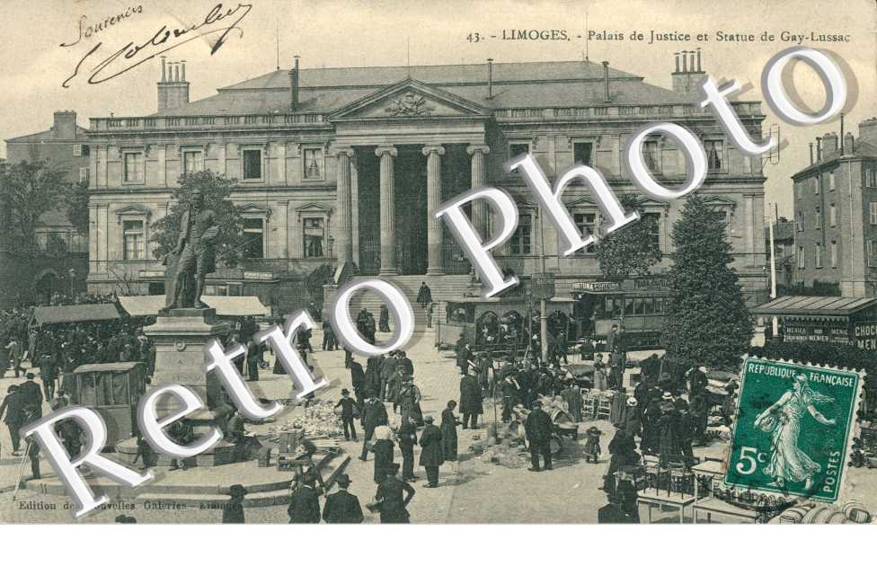 palais de Justice et statue de Gay Lussac