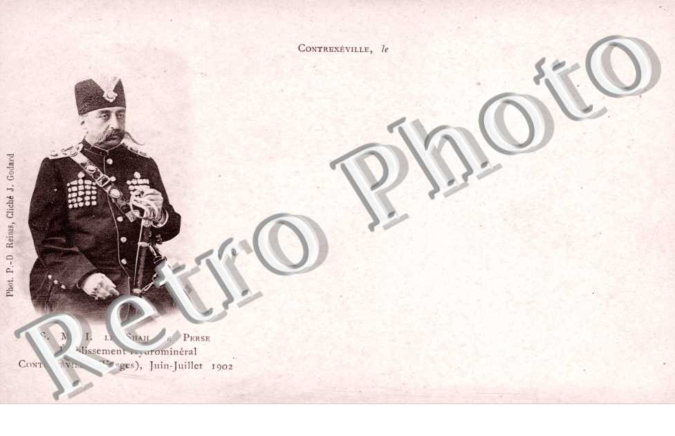 le Shah de Perse juin-juillet 1902