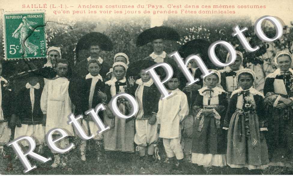 Saille  -  Anciens costumes de pays