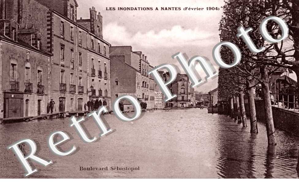Boulevard Sebastopol Inondations 1904