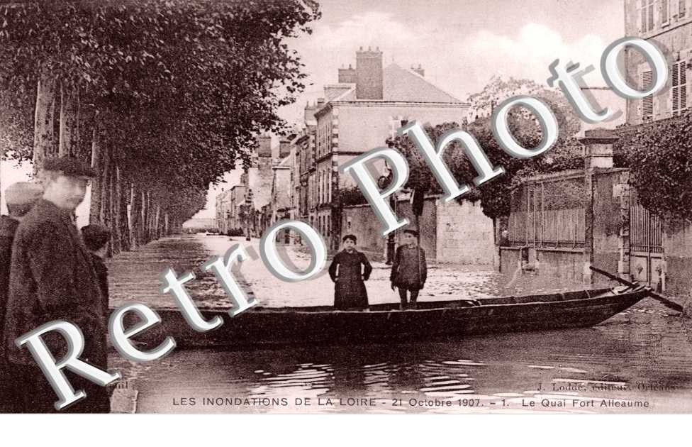 le quai Fort Alleaume Inondations 21 ocrobre 1907