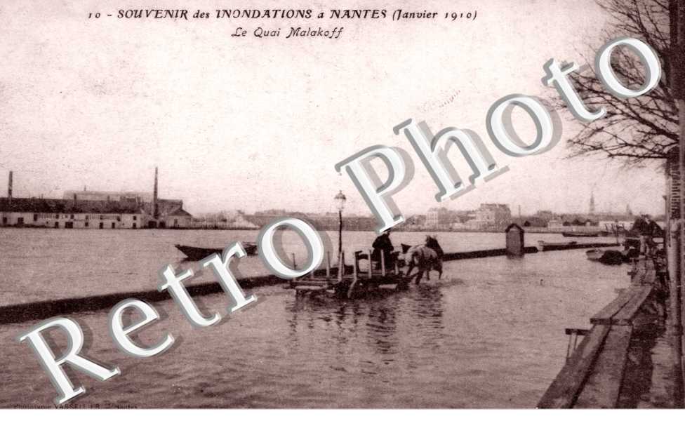 le quai Malakoff Inondations janvier 1910