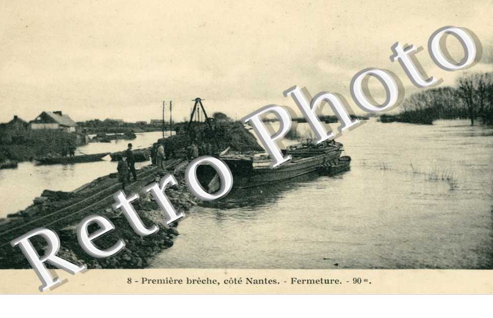 premiere breche, cote Nantes,  Fermeture