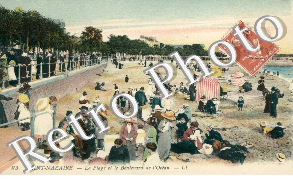 la Plage et le boulevard de l'ocean