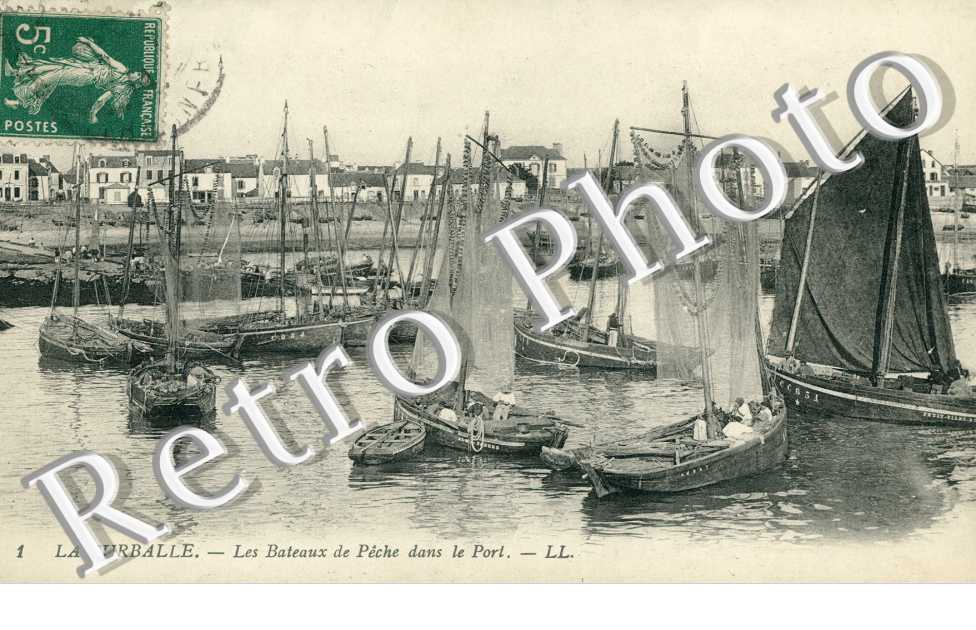 Les bateaux de peche dans le port