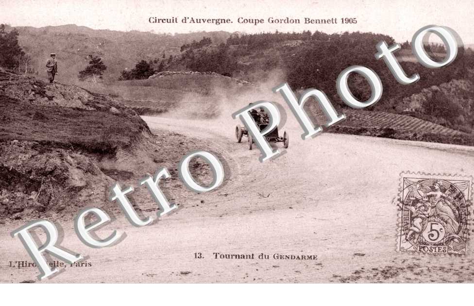 Tournant du gendarme coupe Gordon Bennett 1905