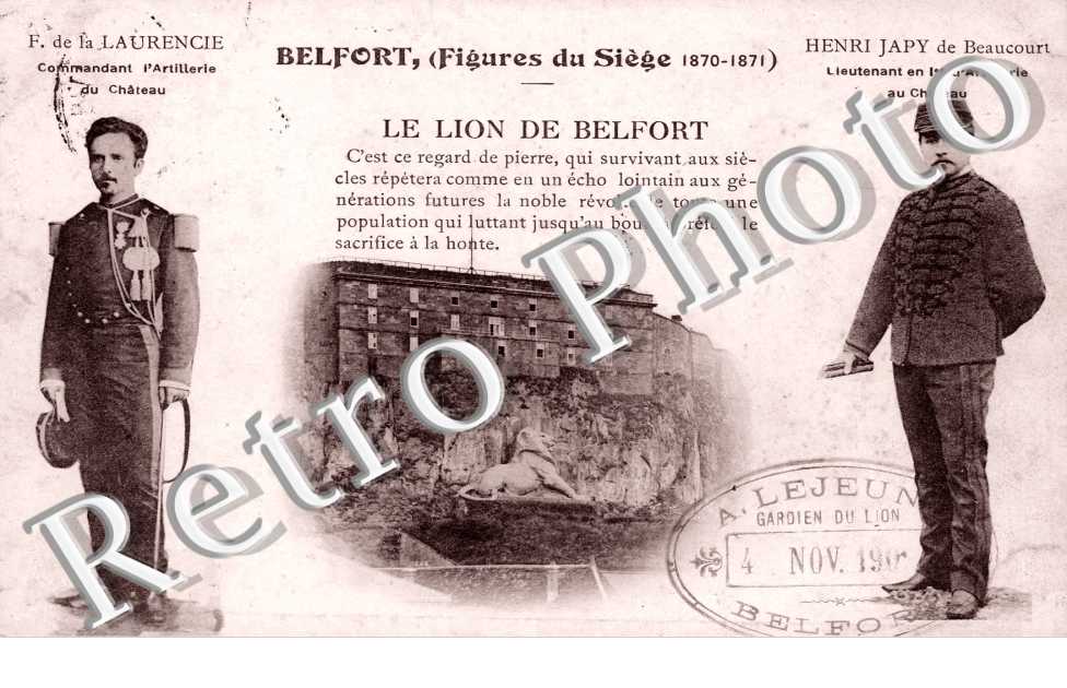 Le Lion Figures du siege
