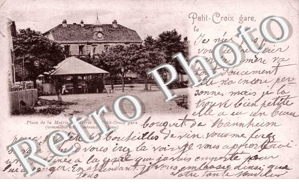 Petit Croix gare  Place de la mairie