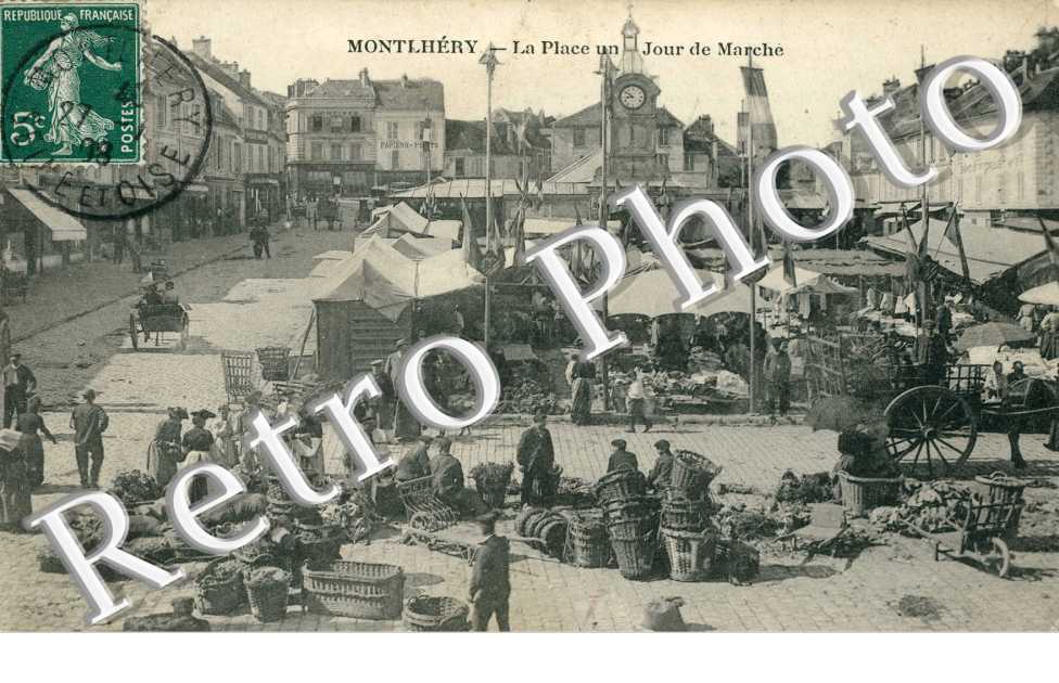 La place un jour de marché