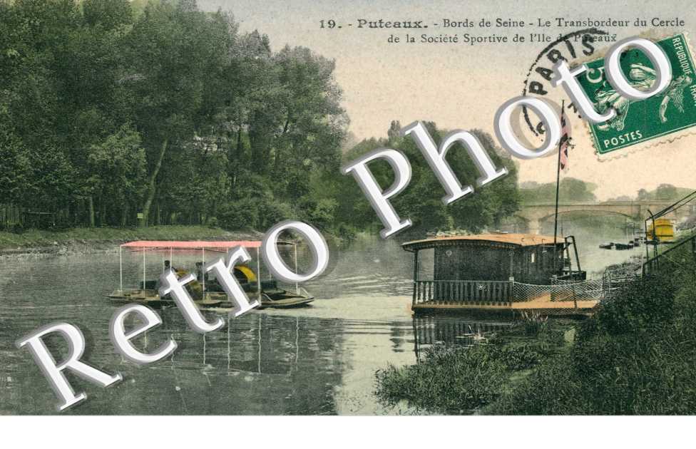 bords de Seine Le transbordeur du Cercle de la societe de l&#039;ile de Puteaux