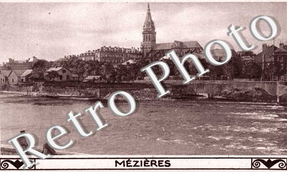Mezieres Vue generale  - carte militaire allemande
