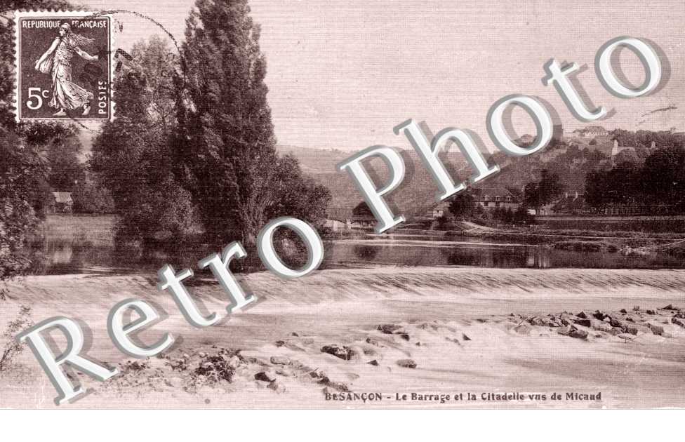 Le Barrage et la Citadelle vus de Micaud