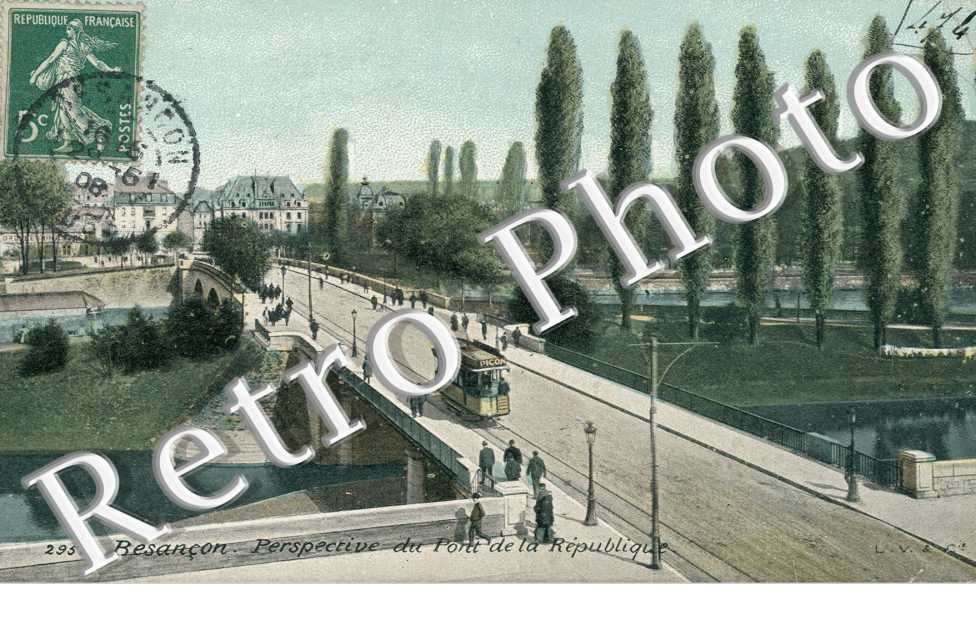 perspective du pont de la Republique