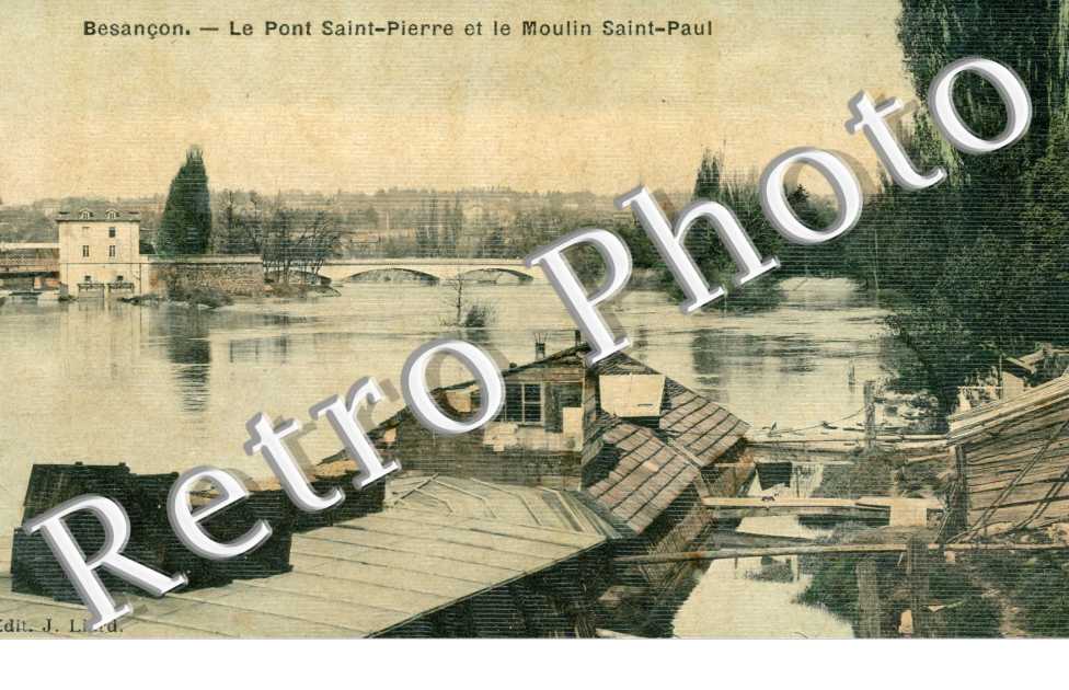 le Pont Saint-Pierre et le Moulin Saint-Paul