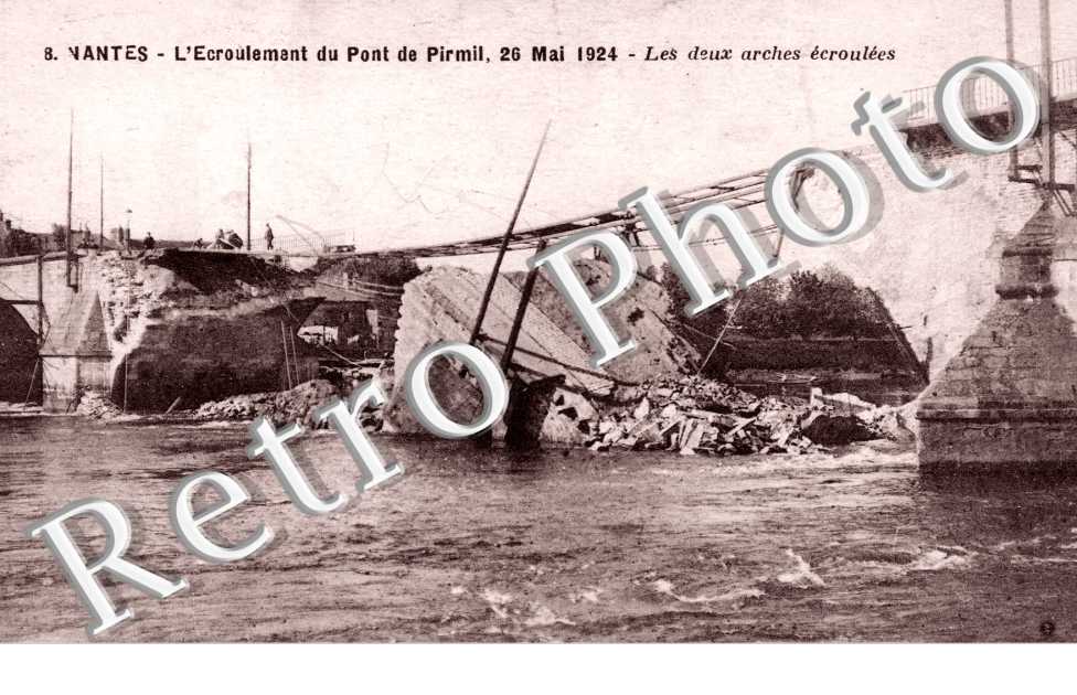 L'ecroulement du Pont de Pirmil 26 mai 1924