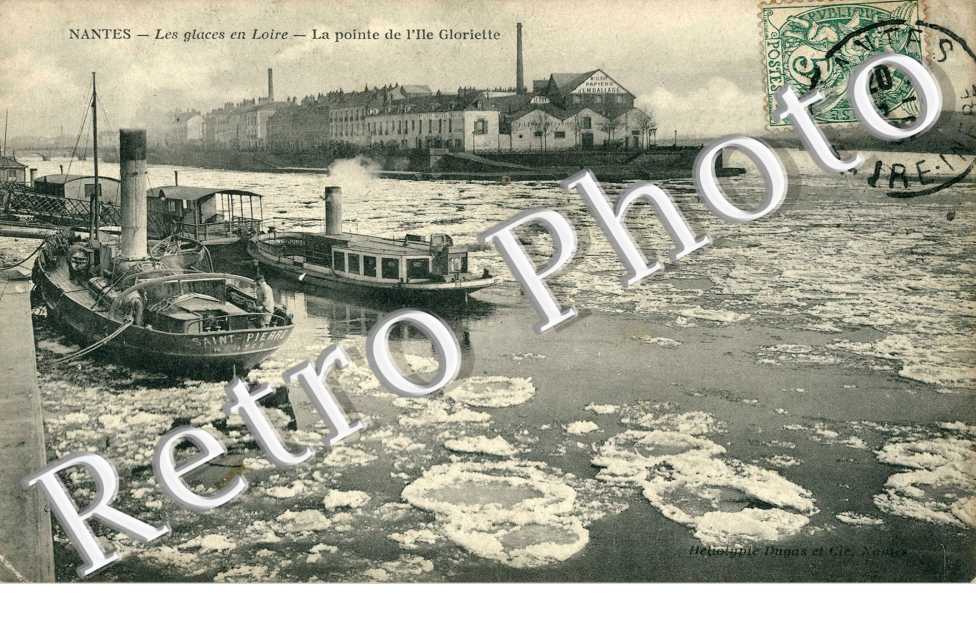 les glaces en Loire La pointe de l'Ile Gloriette