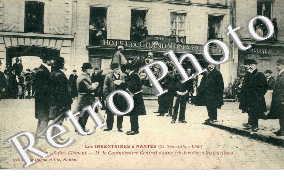 les Inventaires 27 novembre 1906 Saint-Clement - Hotel du Grand Monarque
