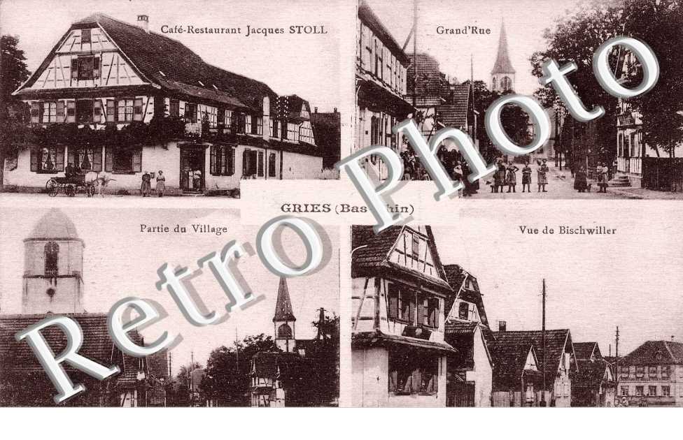 Une vue de Bischwiller et Gries
