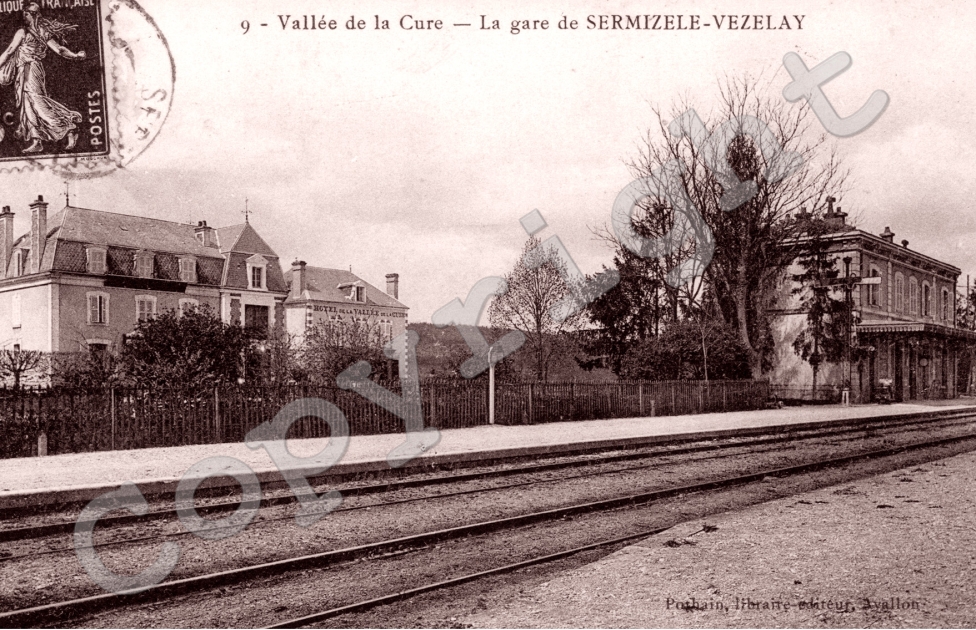 la gare de Sermizele-Vezelay