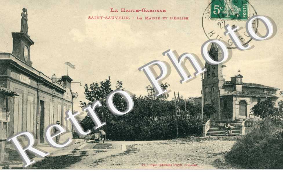 la Mairie et l&#039;eglise