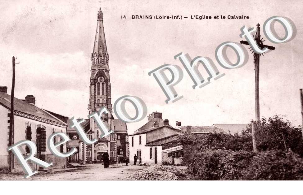 l&#039;eglise et le Calvaire