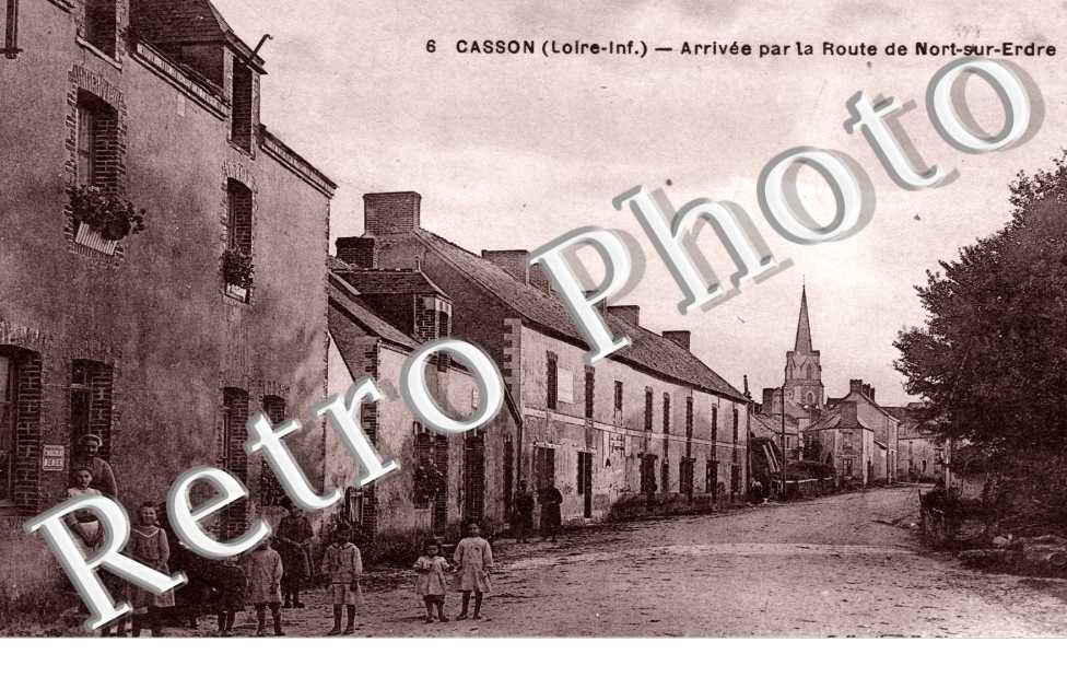 arrivee par la route de Nort-sur-Erdre