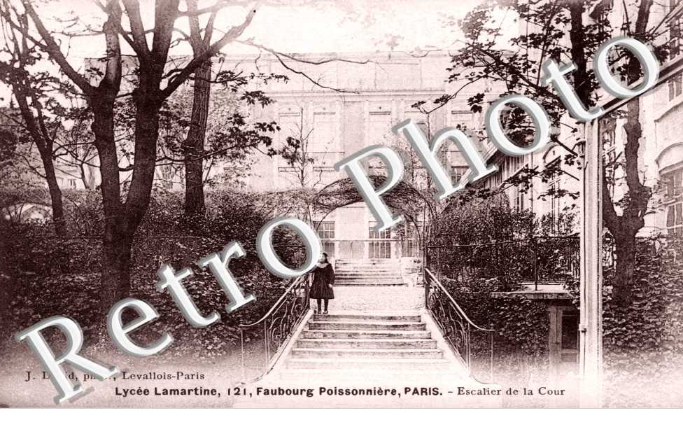 LYCEE LAMARTINE 121 rue Faubourg Poissonnie Escalier de la cour