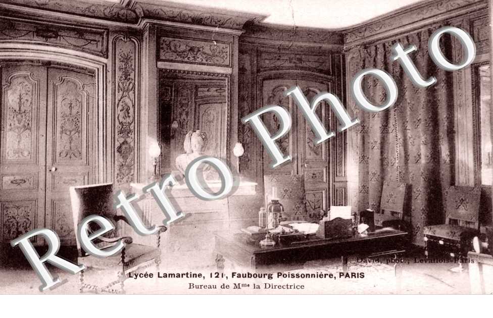 LYCEE LAMARTINE 121 rue Faubourg Poissonnie Bureau de Mme la Directrice
