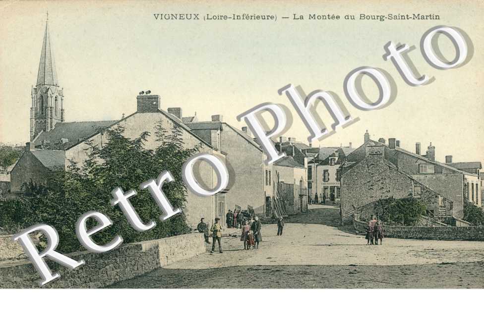 la Montee du Bourg Saint Martin