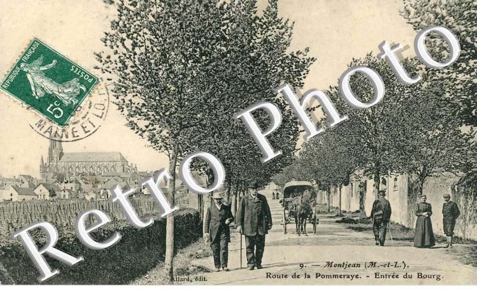 Route de la Pommeraye Entree du bourg