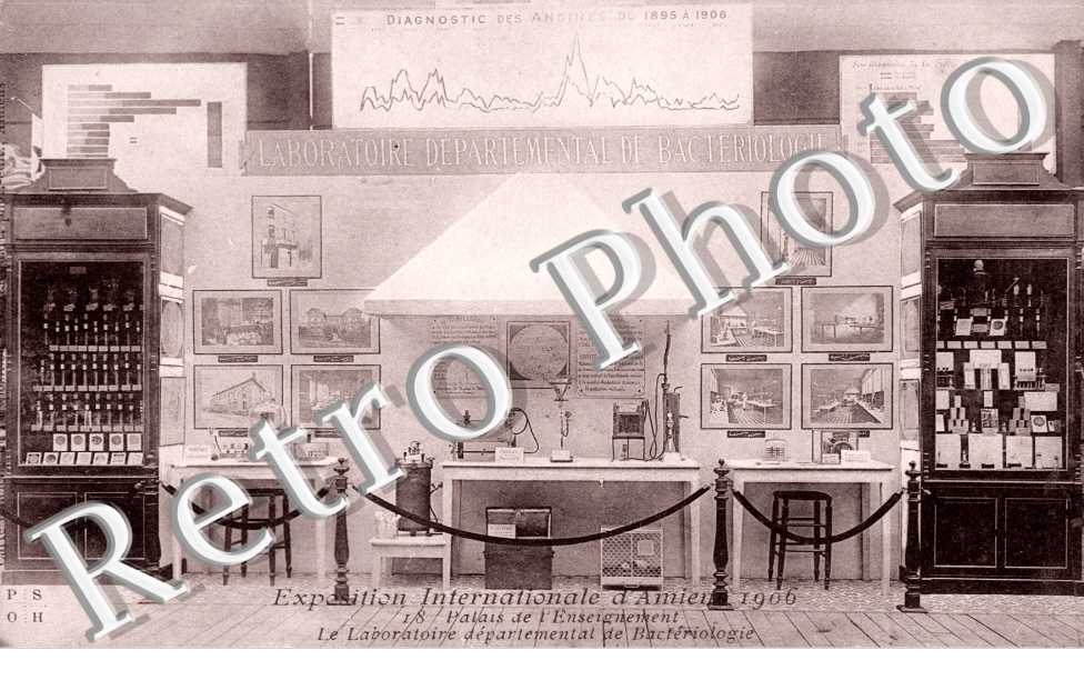 exposition internationale 1906 Le laboratoire de Bacteriologie