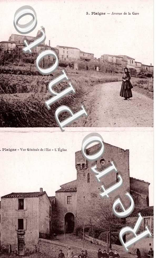 avenue de la gare - vue generale de l&#039;est L&#039;eglise