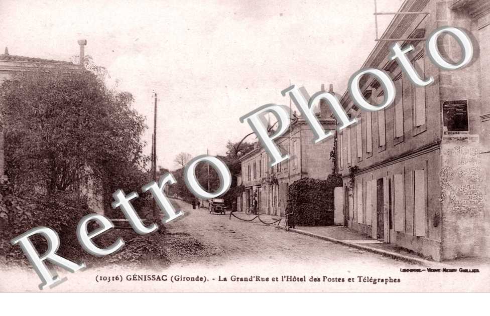 la grand&#039;rue et l&#039;hotel des postes et telegraphes