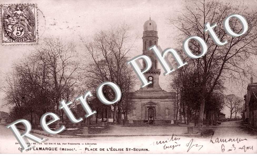 place de l&#039;eglise Saint-Seurin