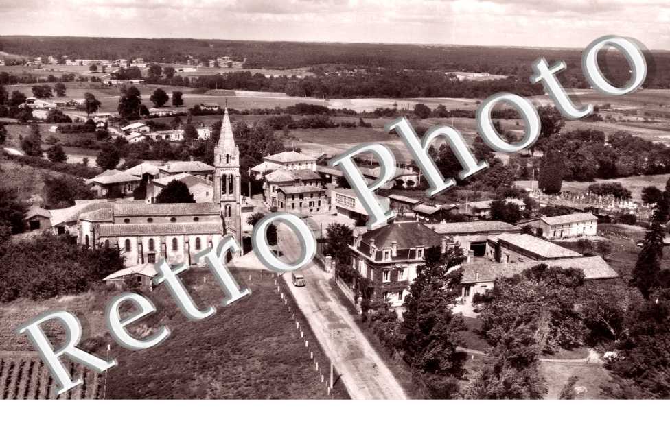 vue aerienne avec la nouvelle mairie