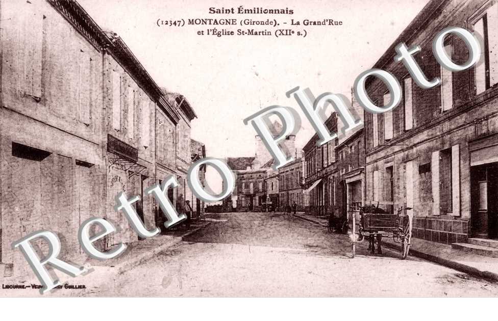 la grand &#039;rue et l&#039;eglise Saint-Martin