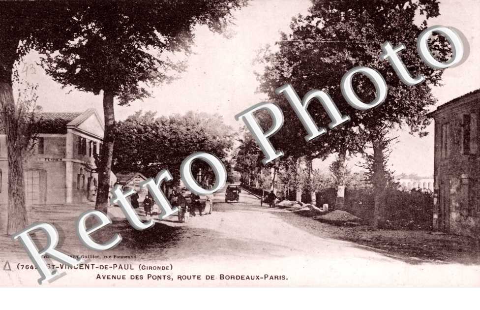 Avenue des Ponts, route de Bordeaux-Paris