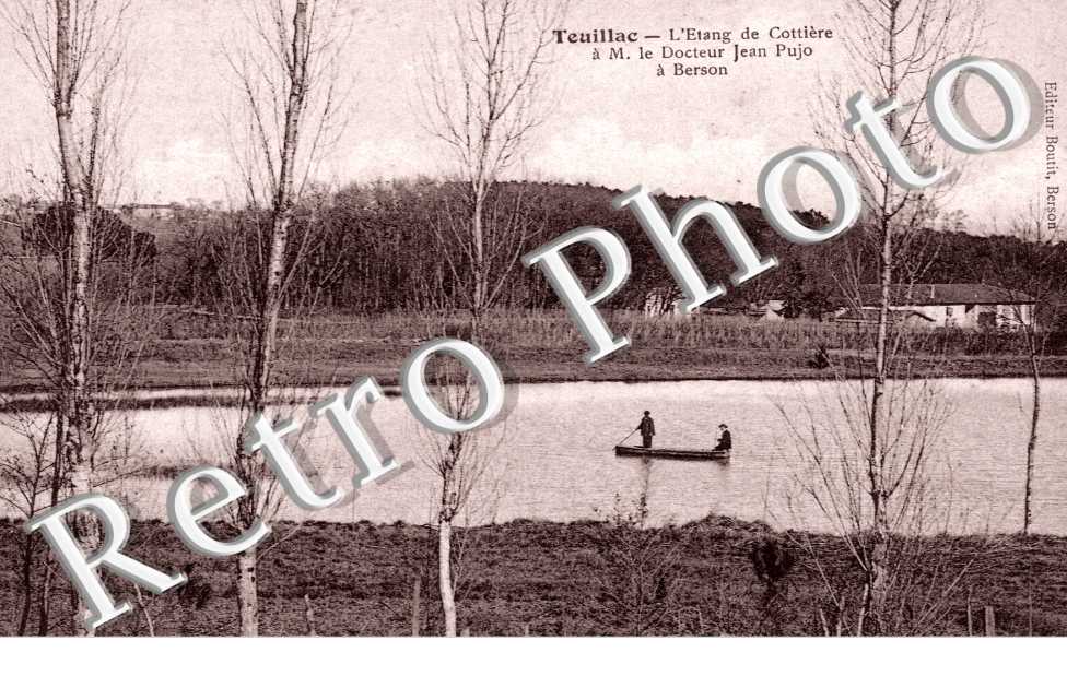 l&#039;etang de Cottiere a M. le Docteur Jean Pujo a Berson