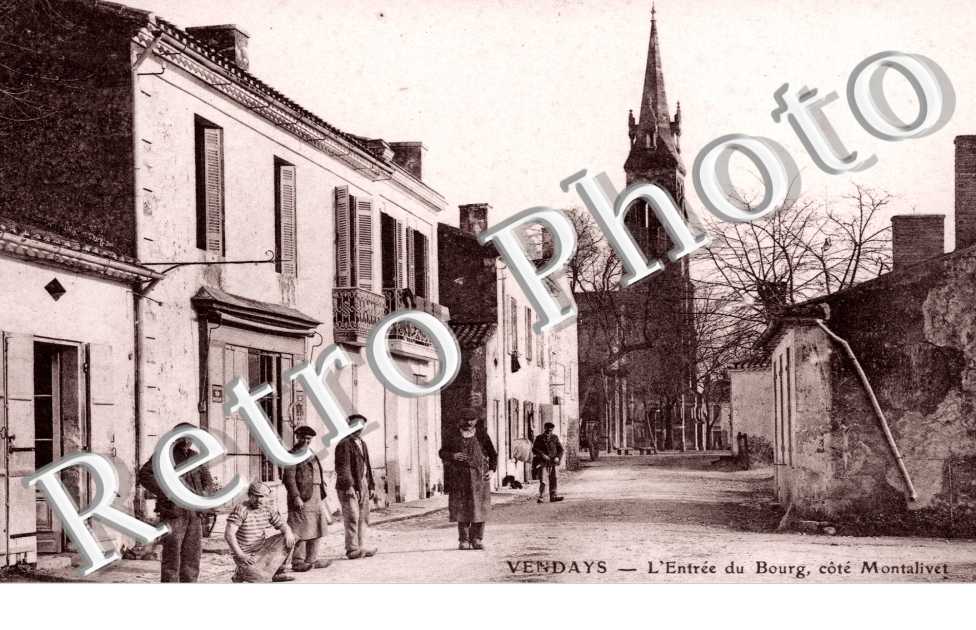 Vendays L&#039;entree du bourg cote Montalivet