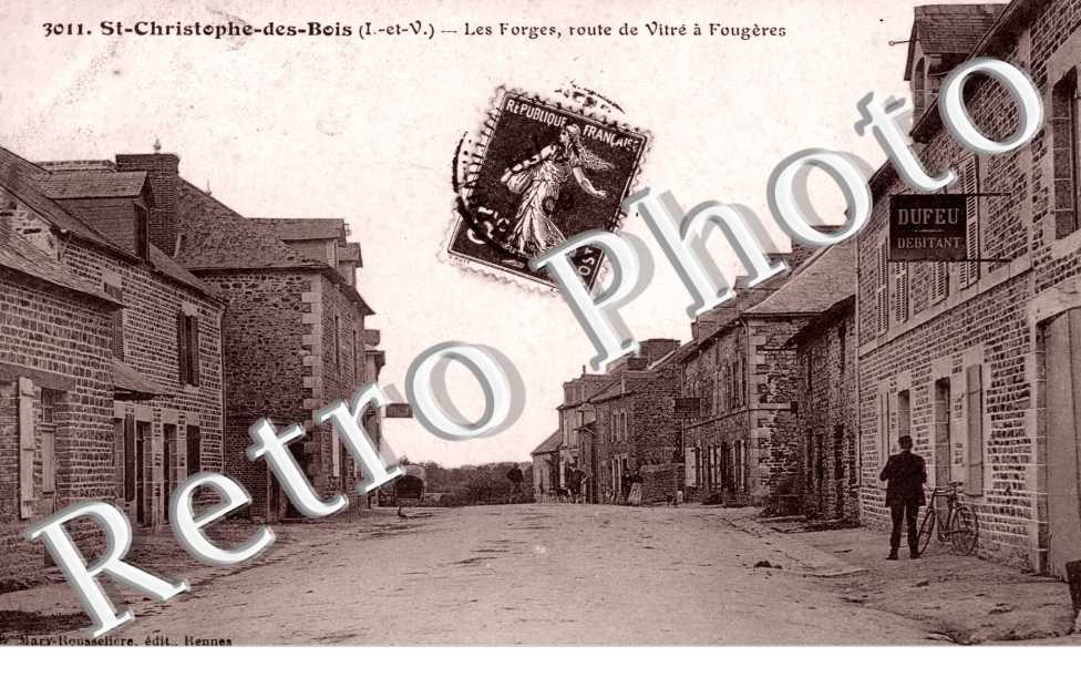 Les Forges, route de Vitre a Fougeres