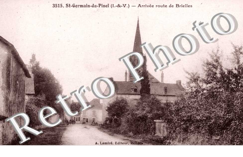 arrivee route de Brielles