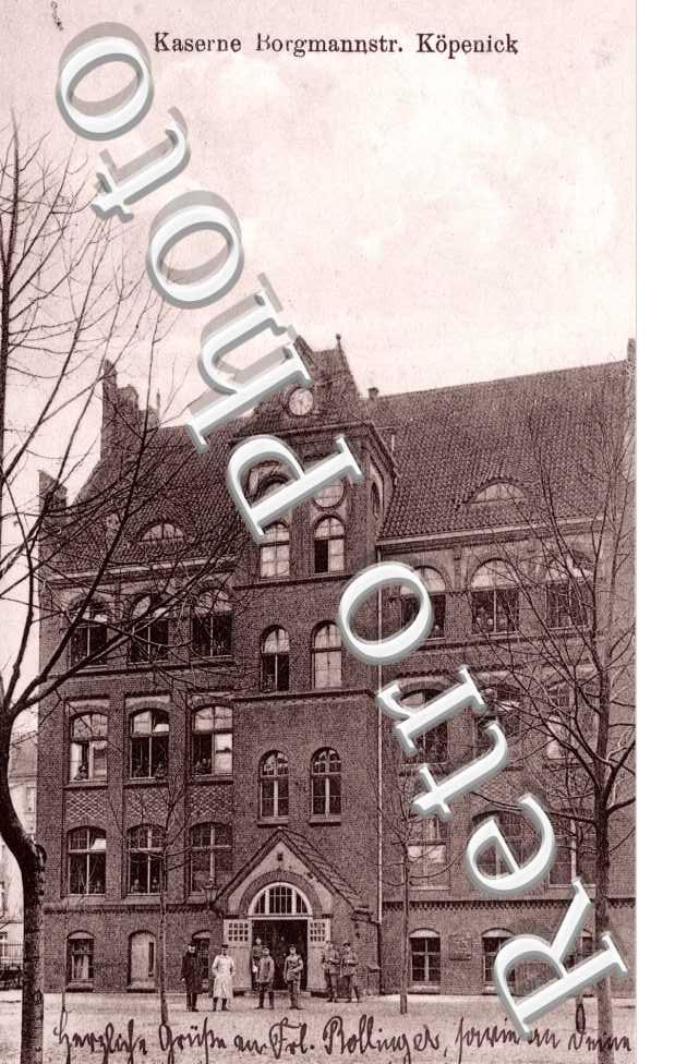 Kaserne Borgmannstrasse. Kopenick