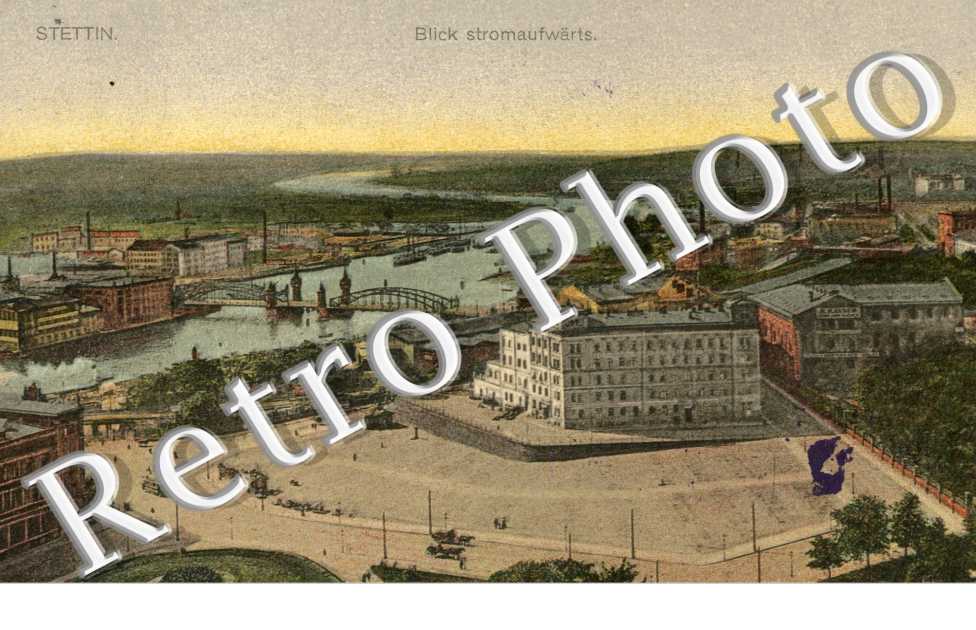 Stettin - Blick Stromaufwarts