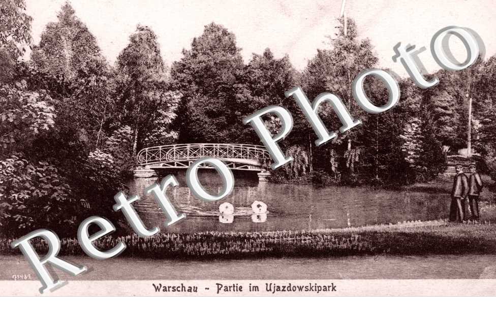 Varsovie - Partie im Ujazdowskipark